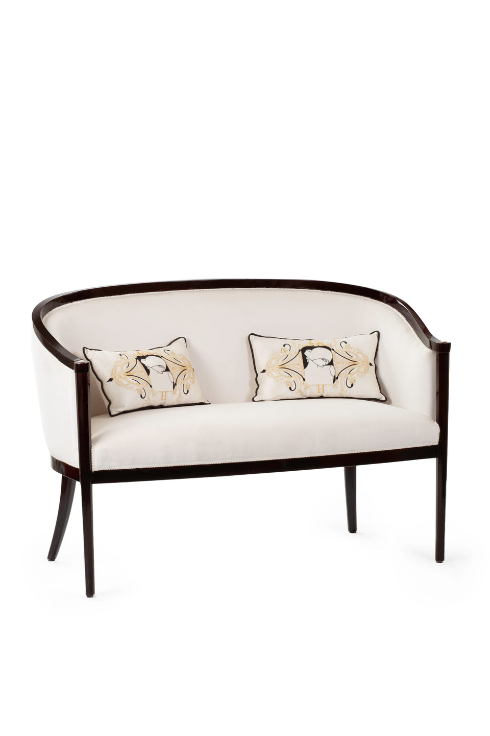 Lorsky divanetto in velluto con cammei