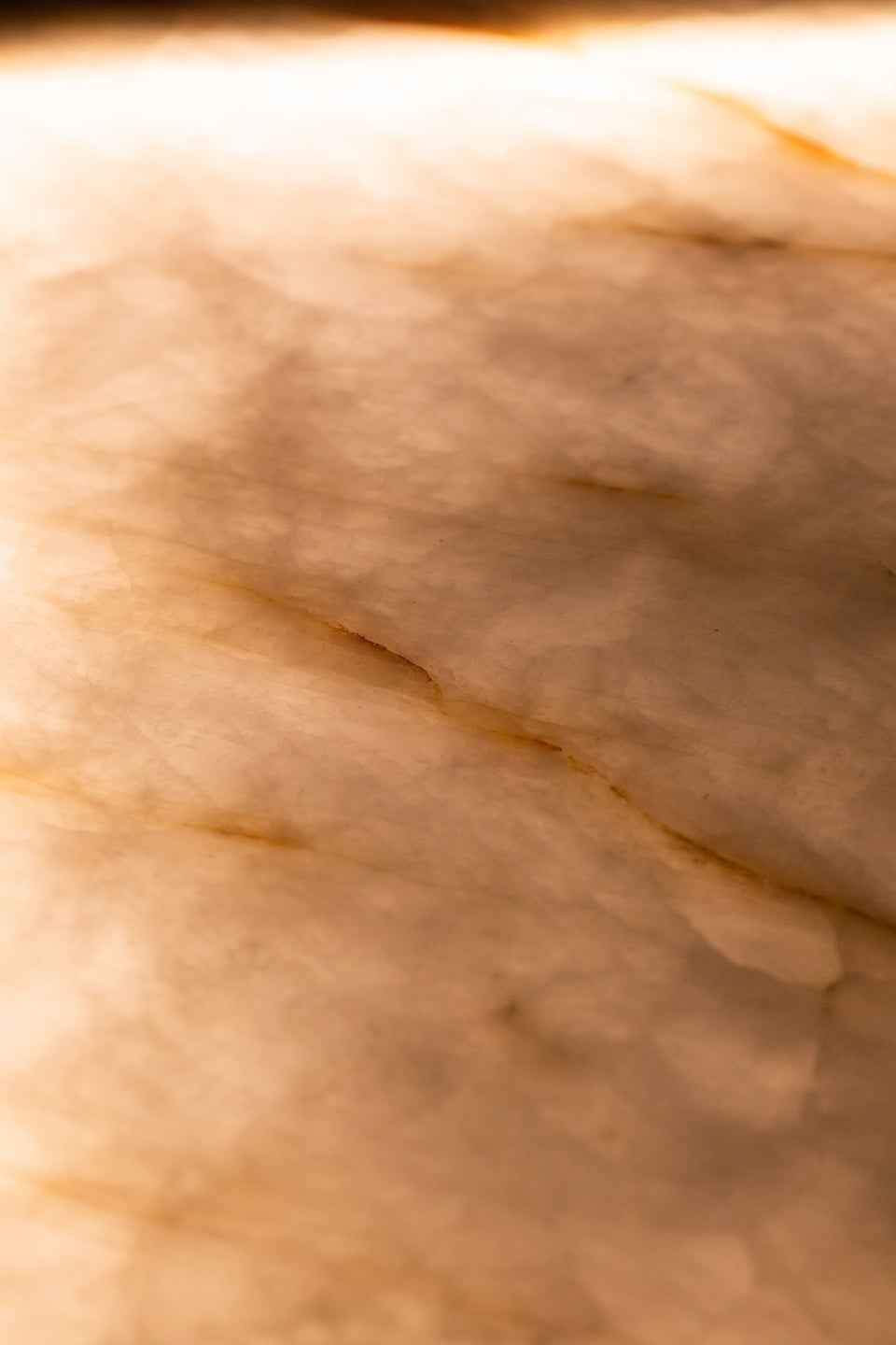 Vesubio tavolo piano in marmo Lumix Antolini retroilluminato